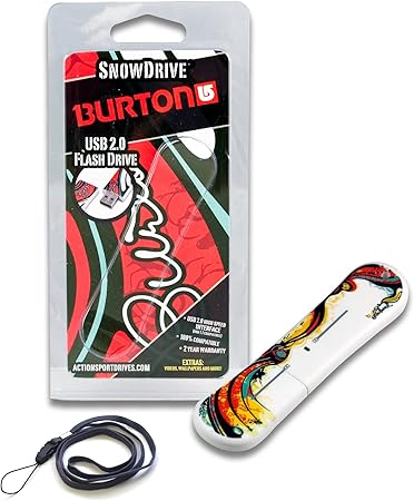 BURT-FG09/8G 8GB Burton Feel Good 09 SnowDrive USB Flash Drive