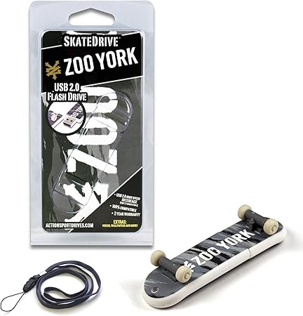 ACP-EP Memory ZY-SKATETC/8G 8GB Zoo York Tiger Camo SkateDrive USB Flash Drive