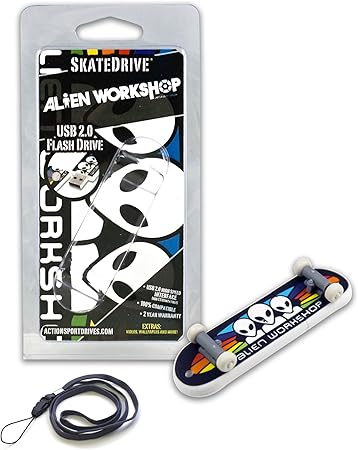 ACP-EP Memory AWS-SKATESP/8G 8GB Alien Workshop Spectrum SkateDrive USB Flash Drive