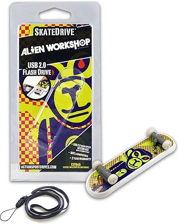 ACP-EP Memory AWS-SKATEKM/8G 8GB Alien Workshop KTC Monkien SkateDrive USB Flash Drive