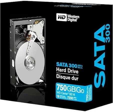 Western Digital 750GB Sata II 7200 RPM 16MB Retail Kit