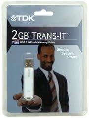 TDK Electonics UFD2GBCHC 2GB Trans-IT USB 2.0 Flash Memory Drive