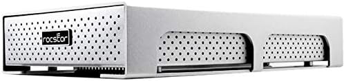 ROCSTORAGE Rocpro 900A - 10TB - 7200 RPM - USB 3.0/ FW800/ eSATA - Silver - External (Desktop)