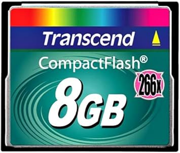 Transcend TS8GCF266 8GB 266x Type 1 Compact Flash Drive