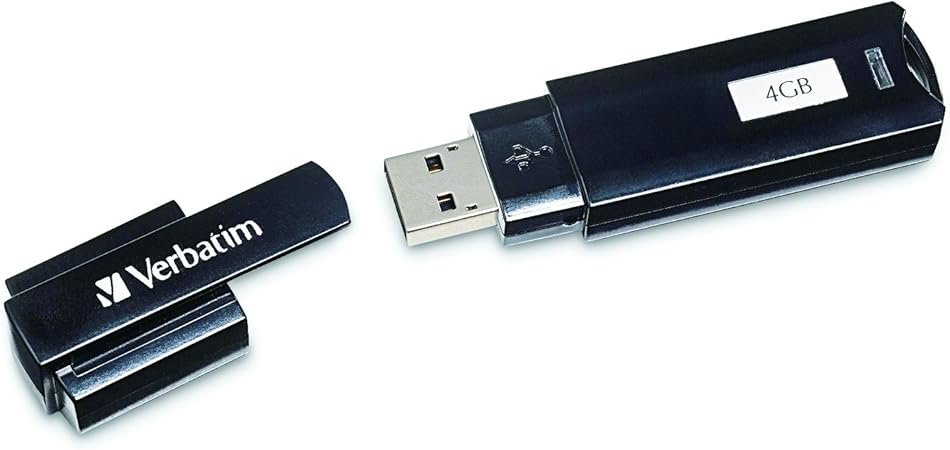 Verbatim Store 'n' Go Corporate Secure 4 GB USB 2.0 Flash Drive 95401 (Black)