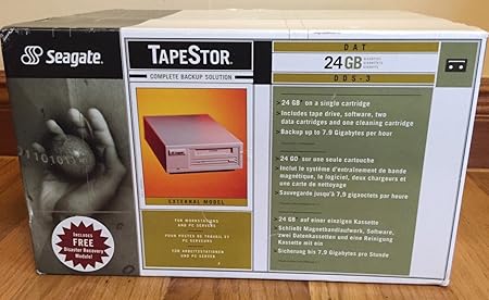 Seagate 10/20GB 3.5Lp Travan Tr5 SCSI Tapestor with Media Software