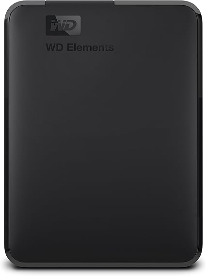 WD 5TB Elements Portable External Hard Drive for Windows, USB 3.2 Gen 1/USB 3.0 for PC & Mac, Plug and Play Ready - WDBU6Y0050BBK-WESN