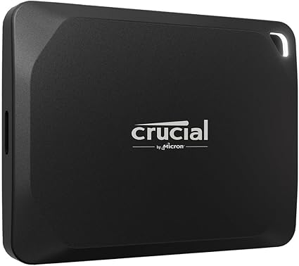 Crucial X10 Pro 4TB Portable SSD - Up to 2100MB/s Read, 2000MB/s Write - Water and dust Resistant, PC and Mac, with Mylio Photos+ Offer - USB 3.2 External Solid State Drive - CT4000X10PROSSD902