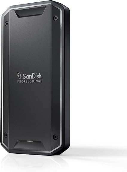 SanDisk Professional 4TB PRO-G40 SSD - Up to 3000MB/s, Thunderbolt 3 (40Gbps), USB-C (10Gbps), IP68 dust/Water Resistance, External Solid State Drive - SDPS31H-004T-GBCND