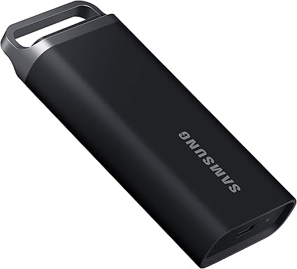 SAMSUNG T5 EVO Portable SSD 8TB, USB 3.2 Gen 1 External Solid State Drive, Seq. Read Speeds Up to 460MB/s for Gaming and Content Creation, MU-PH8T0S/AM, Black