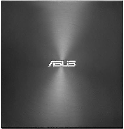 ASUS 8X USB 2.0 Black External DVD Burner Drive (SDRW-08U9M-U/BLK), Mac & Windows Compatible, Includes USB 2.0 & Type-C Cables, Disc Encryption II, M-Disc Support