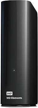 WD 24TB Elements Desktop External Hard Drive for Plug-and-Play Storage, USB 3.2 Gen1 - WDBWLG0240HBK-NESN