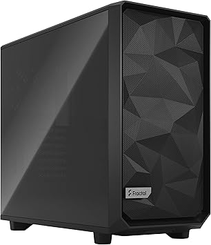 Fractal Design Meshify 2 Black ATX Flexible Dark Tinted Tempered Glass Window Mid Tower Computer Case