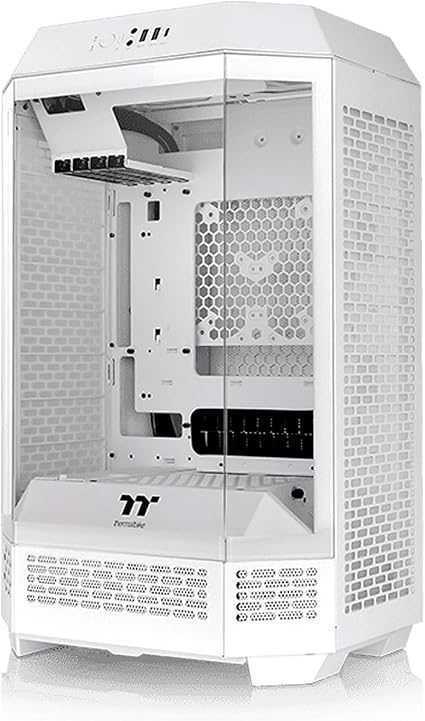 Tower 300 Snow Micro-ATX Case; 2x140mm CT Fan Included; Support Up to 420mm Radiator; Optional Chassis Stand Kit Allows Horizontal Display; CA-1Y4-00S6WN-00; 3 Year Warranty