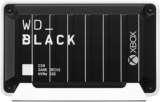 WD_BLACK 1TB D30 Game Drive SSD- Portable External Solid State Drive, Compatible with Xbox and PC, Up to 900MB/s - WDBAMF0010BBW-WESN