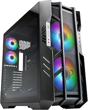 Cooler Master HAF 700 E-ATX High Airflow PC Case, Mesh Front Panel, Dual 200mm Sickleflow Customizable ARG Fans, 1 x USB 3.2 gen 2 Type C, 4 x USB 3.2 gen 1 (3.0) (H700-IGNN-S00)