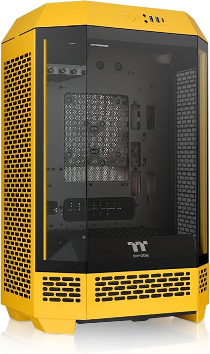 Tower 300 Bumblebee Micro-ATX Case; 2x140mm CT Fan Included; Support Up to 420mm Radiator; Optional Chassis Stand Kit Allows Horizontal Display; CA-1Y4-00S4WN-00; 3 Year Warranty