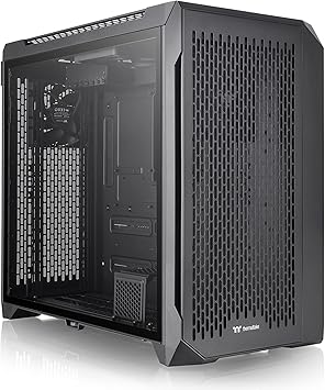 Thermaltake CTE C750 Air E-ATX Full Tower with Centralized Thermal Efficiency Design; 3x140mm CT140 Fans Pre-Installed; Tempered Glass Side Panel; Mesh Front Panel; CA-1X6-00F1WN-00; Black