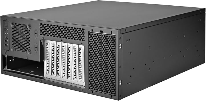 SilverStone Technology RM46-502-I 4U Interchangeable Rackmount Chassis with Front Accessible Expansion Slots, SST-RM46-502-I