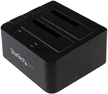 StarTech.com Dual-Bay USB 3.1 to SATA Hard Drive Docking Station, USB 3.1 (10 Gbps), External 2.5/3.5