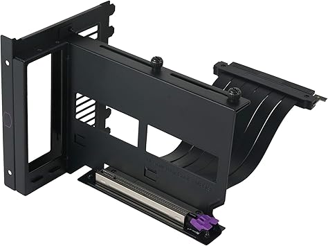 Cooler Master MasterAccessory Vertical GPU Card Holder Kit V2, Premium Riser Cable PCI-E 3.0 x16-165mm, Adjustable Length for E-ATX|ATX Cases (MCA-U000R-KFVK01)