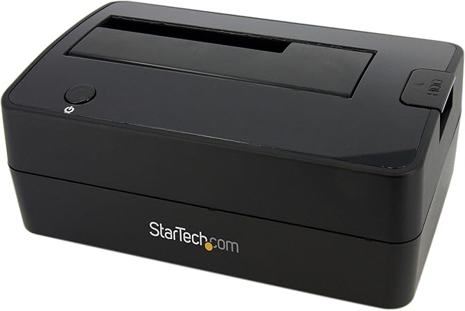 StarTech.com Single Bay USB 3.0 to SATA Hard Drive Docking Station, USB 3.0 (5 Gbps) Hard Drive Dock, External 2.5/3.5