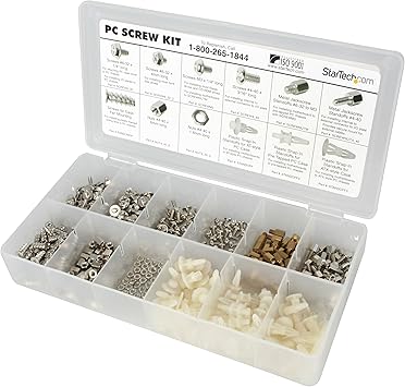 StarTech.com Deluxe Assortment PC Screw Kit - Screw Nuts and Standoffs - Screw kit - PCSCREWKIT