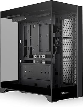 CTE E550 TG Black Mid Tower ATX Case; 3 Tempered Glass Panels; Hidden-Connector Motherboard Support; Three-Way VGA Installations; Dual Chamber Design; CA-1Z8-00M1WN-00; 3 Year Warranty