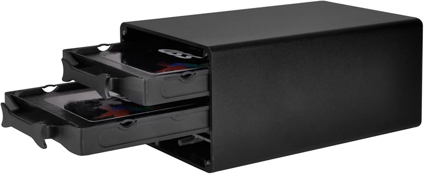 Silverstone Tek USB 3.1 Gen2 Type-C external Hard Drive Enclosure w/ Configurable Raid Functionality for 2.5