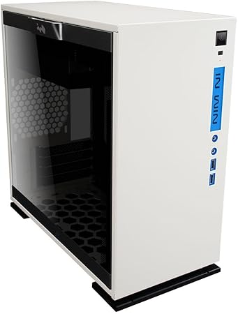 in Win 301 White Tempered Glass Premium Micro-ATX Mini-ITX Tower Gaming Computer Case