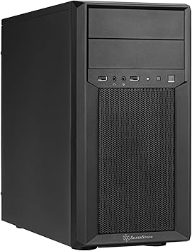 SilverStone Technology FARA 313 Compact Micro-ATX Tower Chassis with Excellent Drive Compatibility and Dual USB 3.0 Ports, SST-FA313-B