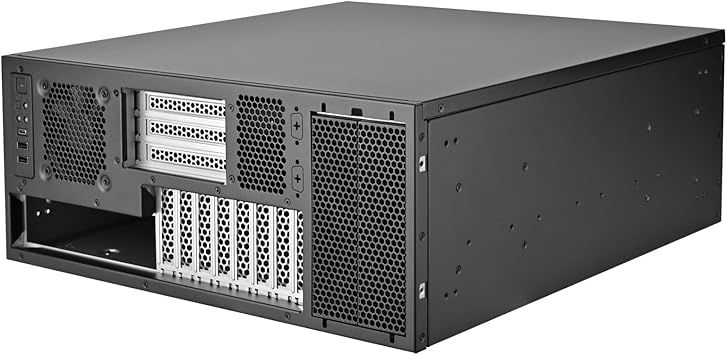 SilverStone Technology RM47-502-I 4U Interchangeable Rackmount Chassis with Front Accessible Combo Expansion Slots, SST-RM47-502-I