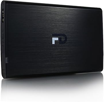 Fantom Drives FD 2TB PS4 Portable SSD - USB 3.2 Gen 1-5Gbps - Aluminum - Black - Compatible with PlayStation 4/PS4 Slim/ PS4 Pro (PS4-2TB-SPGD)