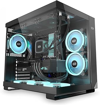 PCCOOLER CPS - C3 T500 ARGB Black - Mid Tower - Gaming Desktop Case with 6 ARGB Fans - ATX/M-ATX/ITX - 270 Column Free Panoramic View - 360MM Radiator & 400MM GPU Support (C3-T500BKD6-GL)