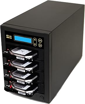 EZ Dupe 1 to 3 SATA Hard Drive / SSD Duplicator & Sanitizer - HD Leopardo 3.5