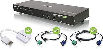 IOGEAR 8-Port Kvm Supports Vga & Dp