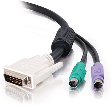 C2G/Cables to Go 27953 DVI Dual Link KVM Cable (5 Meter, Black)