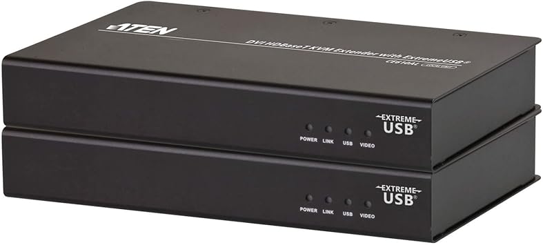 Aten DVI Hdbaset KVM Extender with Extremeusb (1920 X 1200@100M)