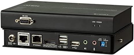 VanCryst USB DisplayPort HDBaseT 2.0 KVM Extender (4K@100 m) - 1 Computer(s) - 1 Remote User(s) - 492.13 ft Range - 4K - 4096 x 2160 Maximum Video Resolution - 4 x Network (RJ-45) - 4 x USB - DisplayP