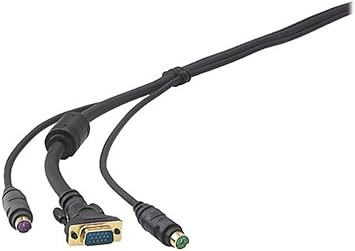 Belkin F3X1835-06-GLD OmniView 6' All-in-One PS/2 KVM Cable Kit Gold Series