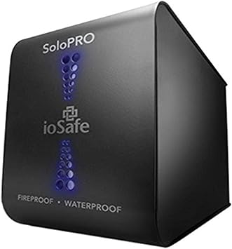 ioSafe SoloPRO 6TB Fireproof & Waterproof External Hard Drive, Black (SM6TB1YR)