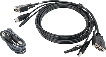 IOGEAR DVI, USB KVM Cable Kit with Audio (TAA), 6-Foot G2L702UTAA3