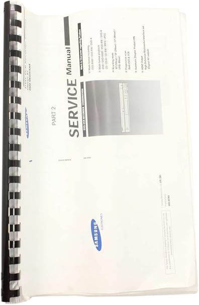 Samsung SM-DVDVR325 Svc. Manual (2Parts)