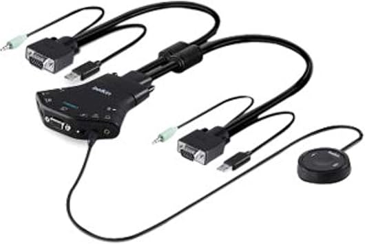 Belkin Secure 2-Port Flip VGA KVM with Audio, PP 3.0