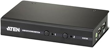 Aten 2-Port USB DVI KVM Switch (CS72D)