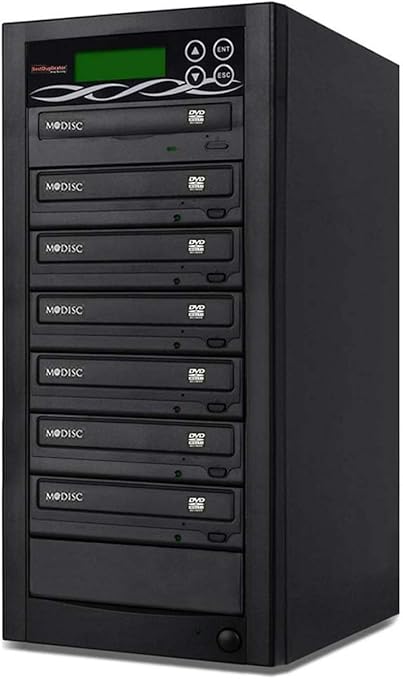 Bestduplicator BD-LG-6T 6 Target 24x SATA DVD Duplicator with Built-In LG Burner (1 to 6)