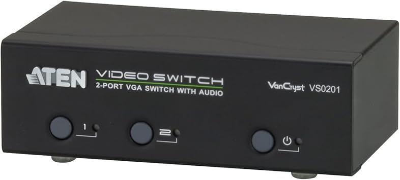 Aten 2-Port VGA Switch with Audio (VS0201)