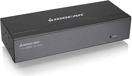 IOGEAR 4-Port VGA CAT5 A/V Splitter,GVS144TX