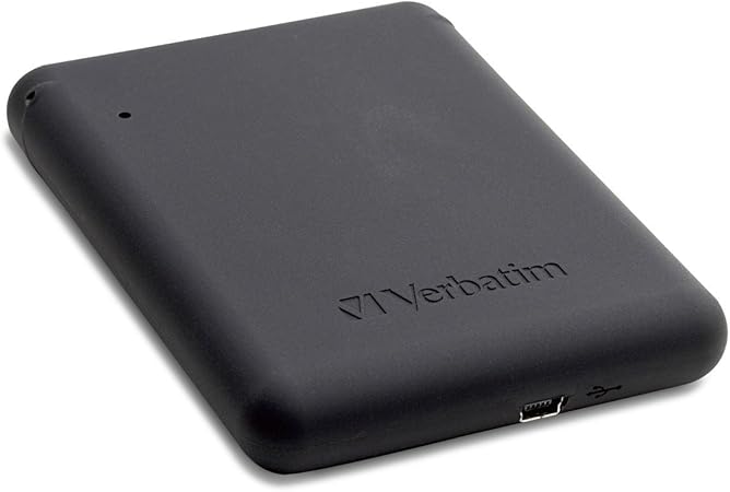 Verbatim Titan XS 750 GB USB 3.0 Portable External Hard Drive with Rugged Rubber Casing 97399 (Black)