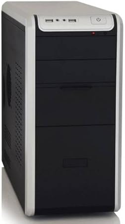 Foxconn 0.8mm SGCC Micro ATX Mid Tower Computer Case G-007(H) (Black/Red)